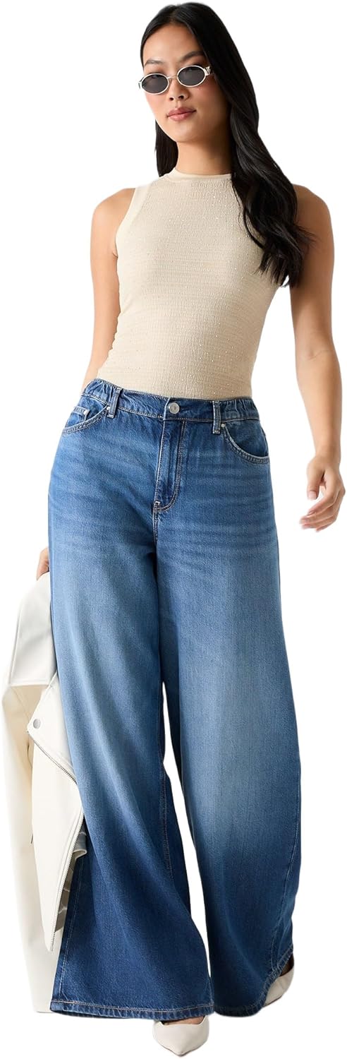 GUESS Loose Leg Jeans