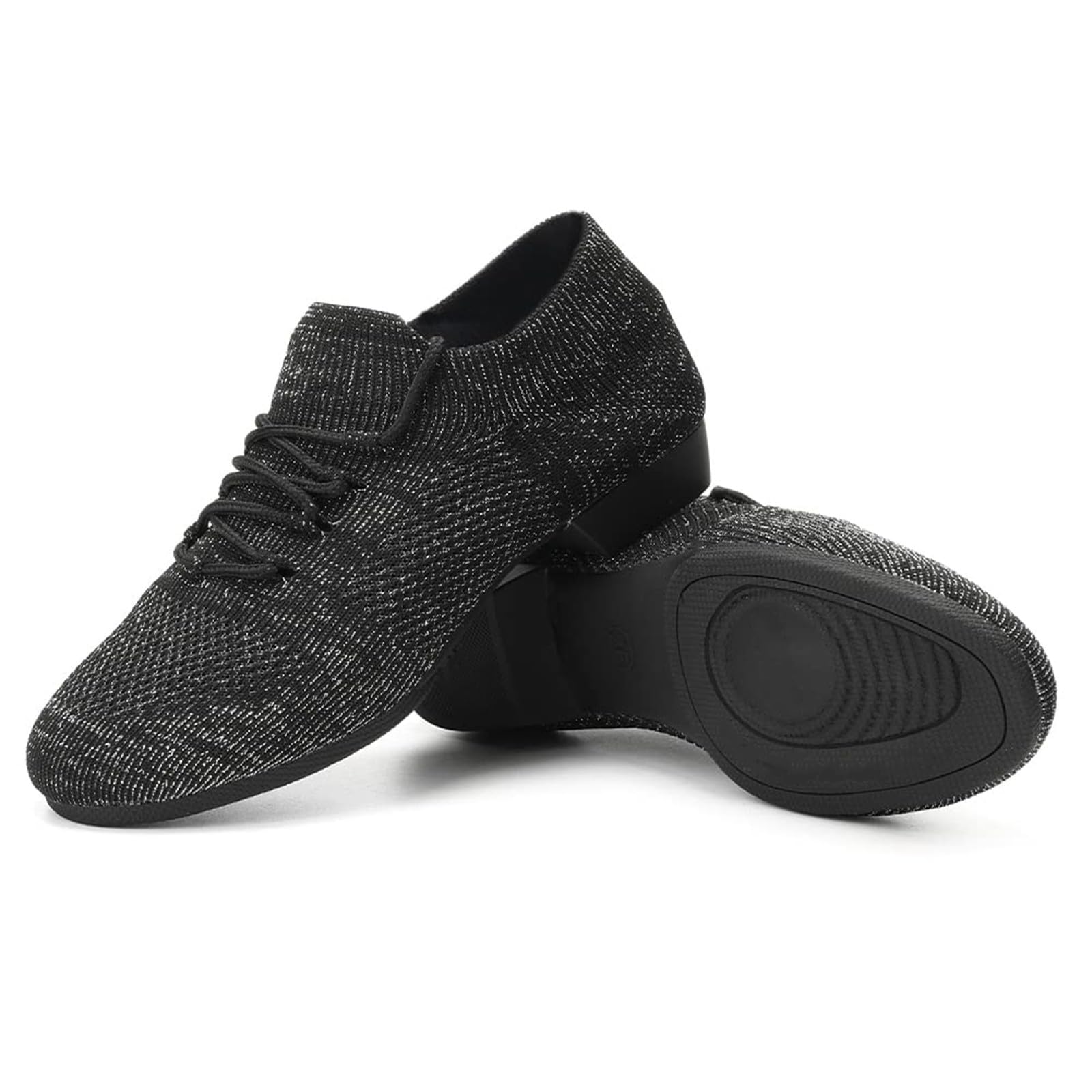 Ballerine da donna, scarpe da ballo latino, tango, ballerine, scarpe da ginnastica, con suola morbida, scarpe con lacci, eleganti e comode, scarpe da ginnastica con lacci, misure 36-42