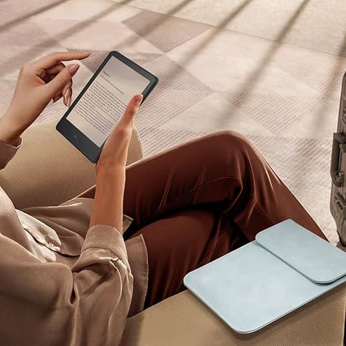 Miniatura 7 de TiMOVO Funda protectora para tablet de 6 pulgadas para Kindle de 11 generación 20242022 de 6 pulgadas con bolsillo para lector electrónico Kindle y