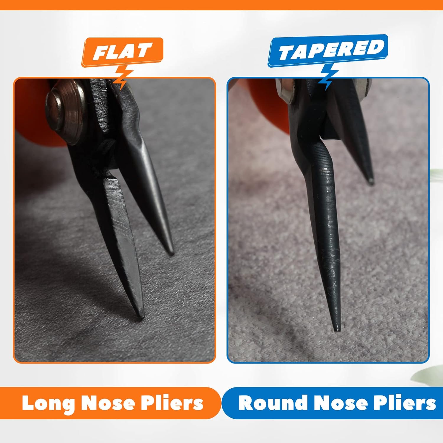 Mini Long Nose Pliers Tweezer Nose Pliers Specialty Pointed Nose 1mm Diameter Tip 4-Inch Precision Needle Nose Pliers Flat Smooth Jaw Jewellery Making Tool - Image 5