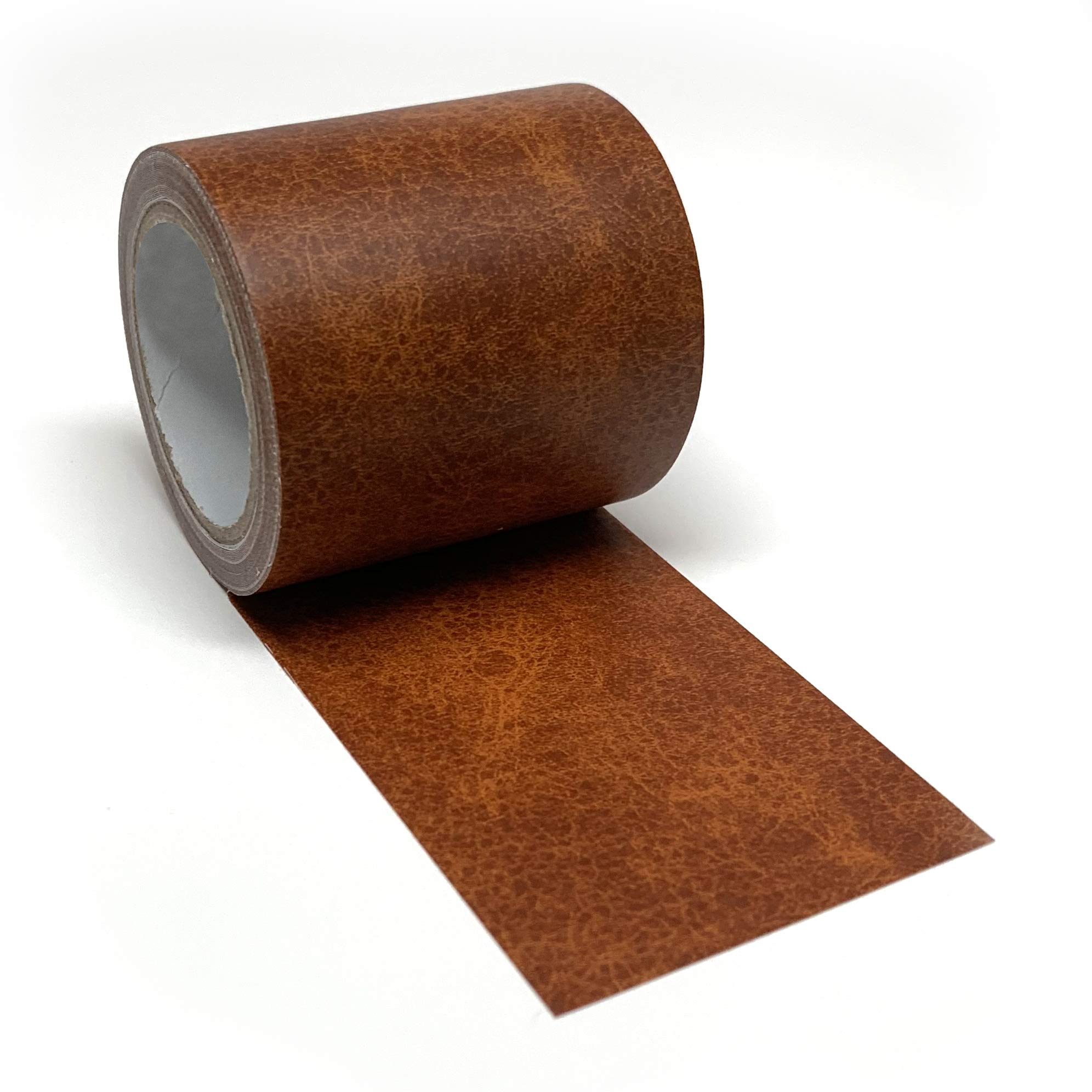 Realistic Leather Repair Adhesive Tape Patch - Durable, Easy-to-Apply, Professional Grade, Designed in North Carolina for Furniture Restoration & DIY - Whiskey 2.25 inch x 15 feet