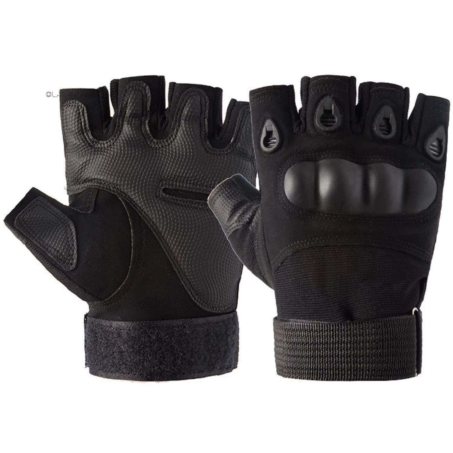 OLAHRAGA Half Finger Breathable Sport Gloves for Men’s and Women’s Tactical Outdoor Sports, Gyms and Fitness (BLACK)-image-26
