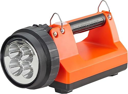 Streamlight 45865 E-Spot Firebox 1500-Lumen 110000 Candela Linterna de haz puntual recargable con LED traseros duales, sistema de montaje para