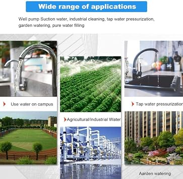 Expansion Vessel 80L/100L/120L/150L Water Pressure Tank for Well Pump, Pressurised Well Water Tank Fully Automatic,150L
