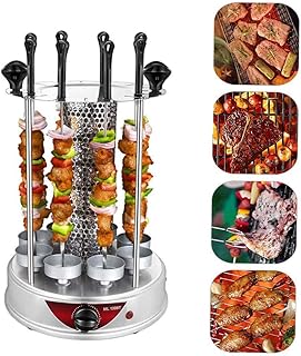 review BBQ Electric Grill with Stand,Electric Grill BBQ Smokeless,Grease Drip Tray,Adjustable Temperature,for Balcony,Garden,Outdoor and Camping Durable