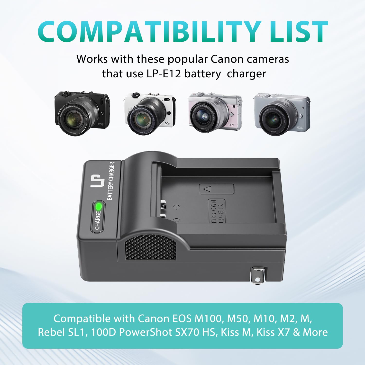 Amazon.com : LP LP-E12 Battery Charger, Charger Compatible with