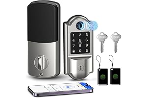7-in-1 Keyless Entry Smart Lock with Fingerprint and Touchscreen