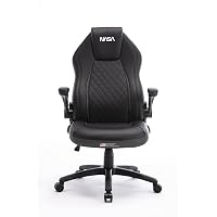 Nasa Voyager Sedia Gaming Regolabile 5 Gambe, Pelle Sintetica