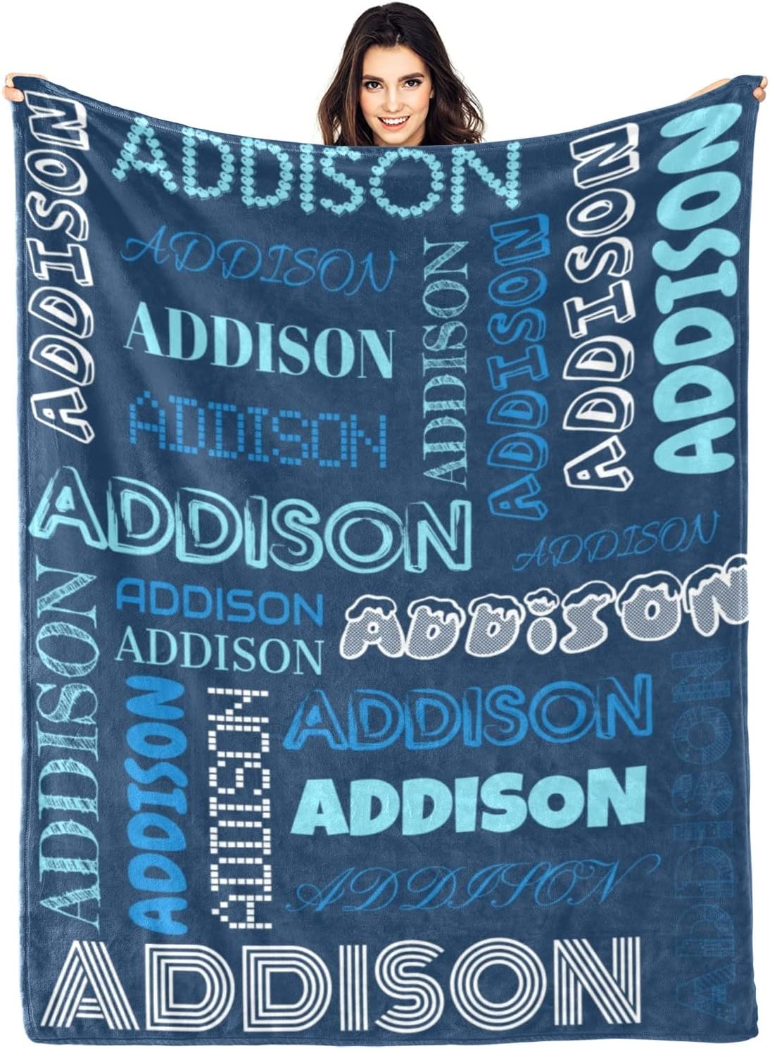 Seamaid Custom Monogram Blankets Personalized Blankets with