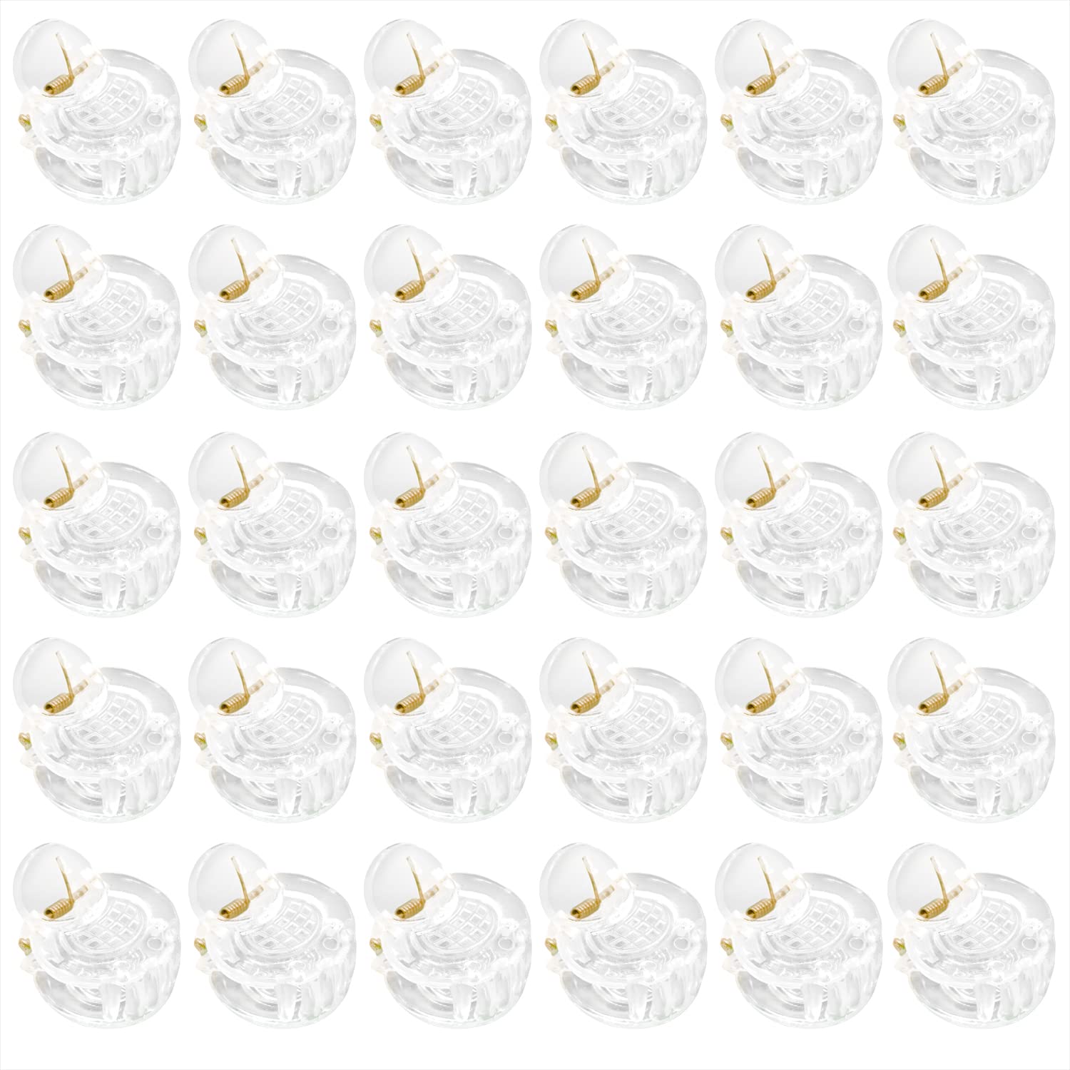 Honbay 60PCS Plastic Small Hair Claw Clips Clear Mini Hair Clips Mini Hair Clamps Strong Grip Hair Accessories for Women - Image 3