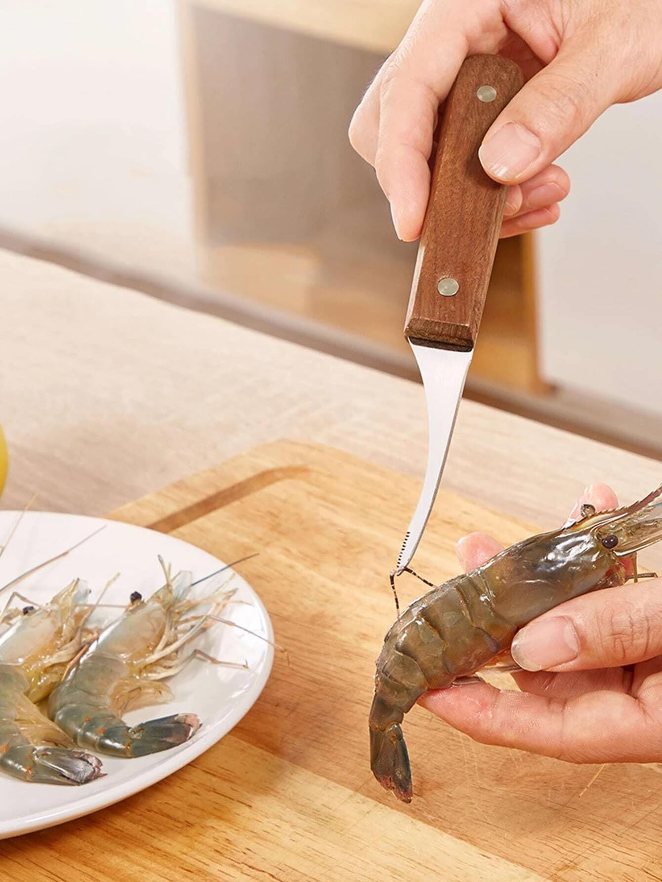 Shrimp Cleaner Knife - Peel Shrimp Fast! -8