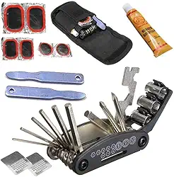 Kit Reparo Bike Bicicleta Ferramentas Chaves Remendo P/Pneu