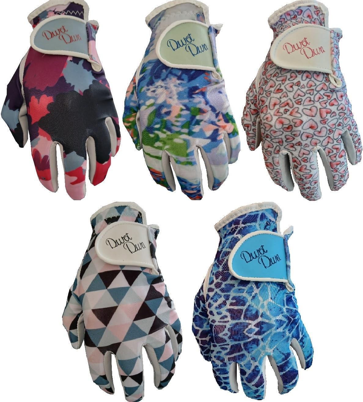 Divot Diva Ladies Cabretta Leather Golf Gloves 3 Sizes (Large)