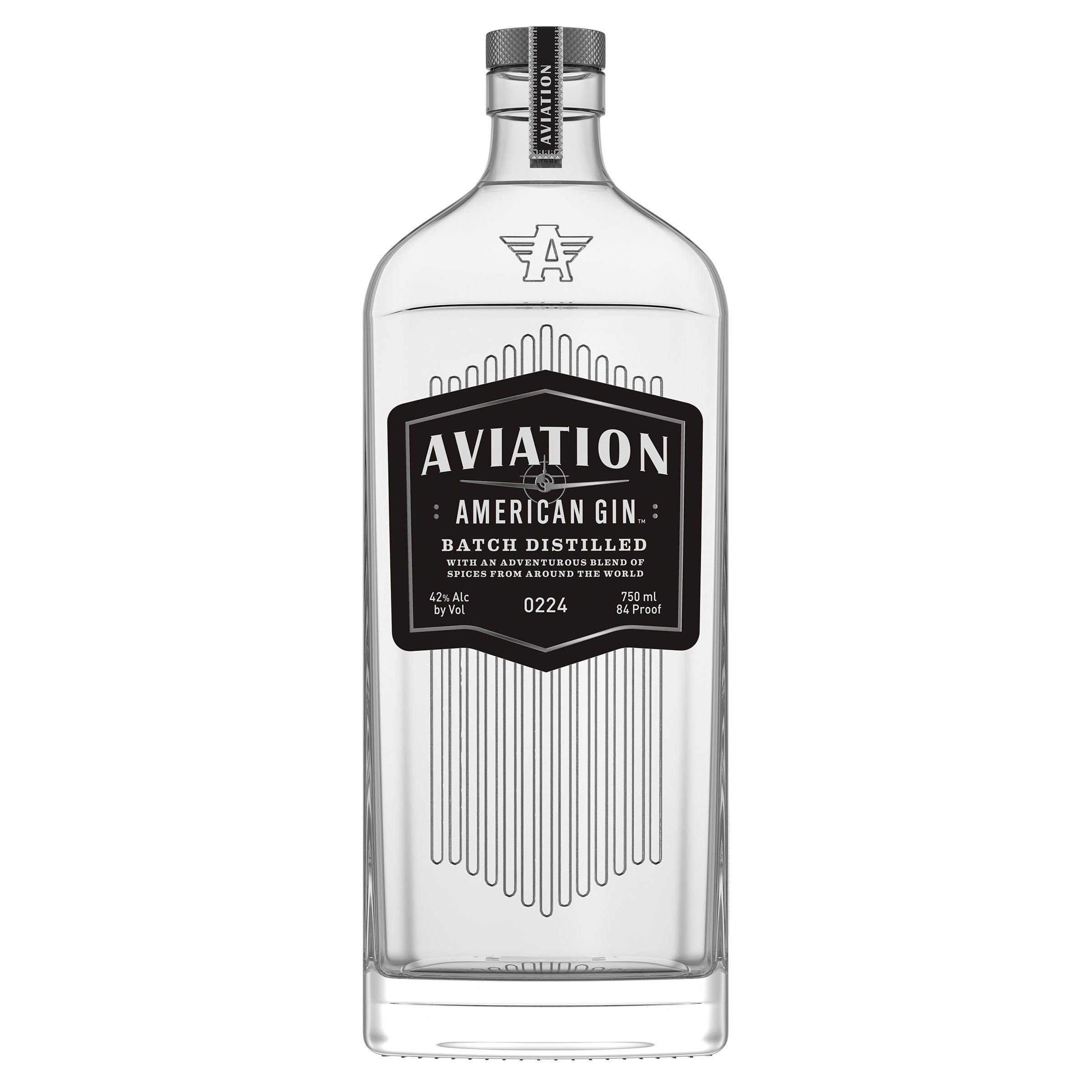 AviationAmerican Gin | 42% vol | 70cl | Balance Of Flavours & Botanicals | Created With Cocktails In Mind | New Western Dry Gin From Portland, Oregon | Batch Distilled