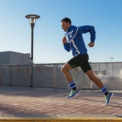 Miniatura 8 de 2pcs Adjustable Sandbag Leg and Wrist Weights for Women Fitness Training Walking Running Yoga Pilates Strength Endurance