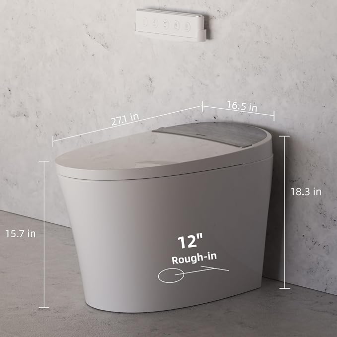 Sanitario compacto Bravat con bidet y asiento amplio miniatura 2