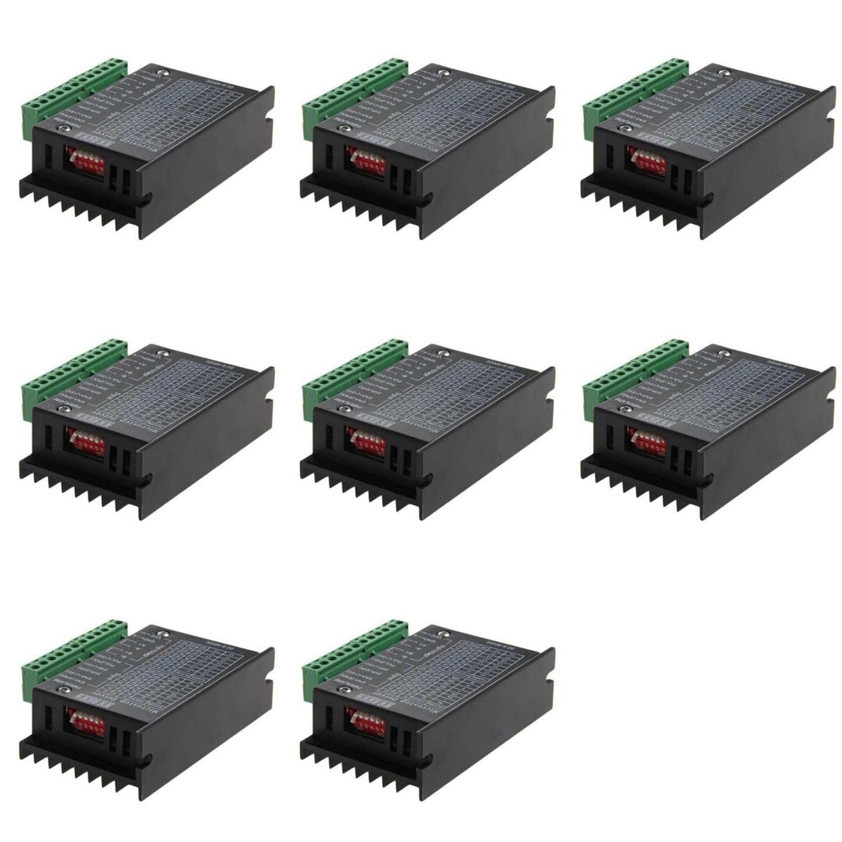 Jnchdghwa As Shown 8X Tb6600 Driver Upgrade 32 Subdivision 42/57/86 Stepper Motor Driver 4.0A 42Vdc Portable Driver