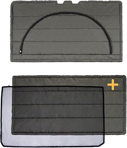 Partición de la cama de la puerta trasera para Mercedes-Benz Sprinter 2007-2023 techo alto, ventana completa estándar