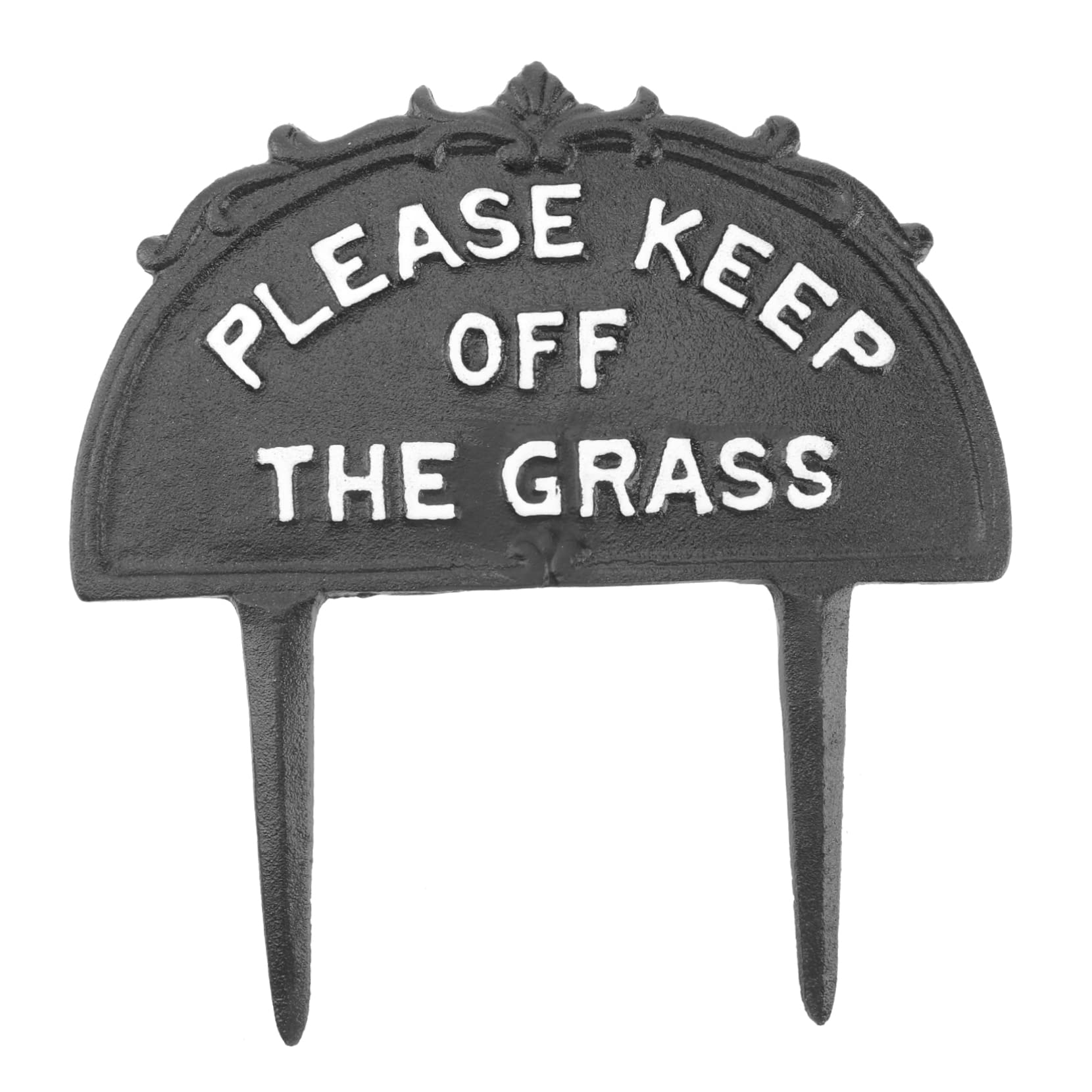1stück Warnschild Bitte Betreten Sie Gras Nicht Wetterfestes Metall Schild Für Garten Und Rasenschutz Praktischer Bodenstecker Für Dekoration