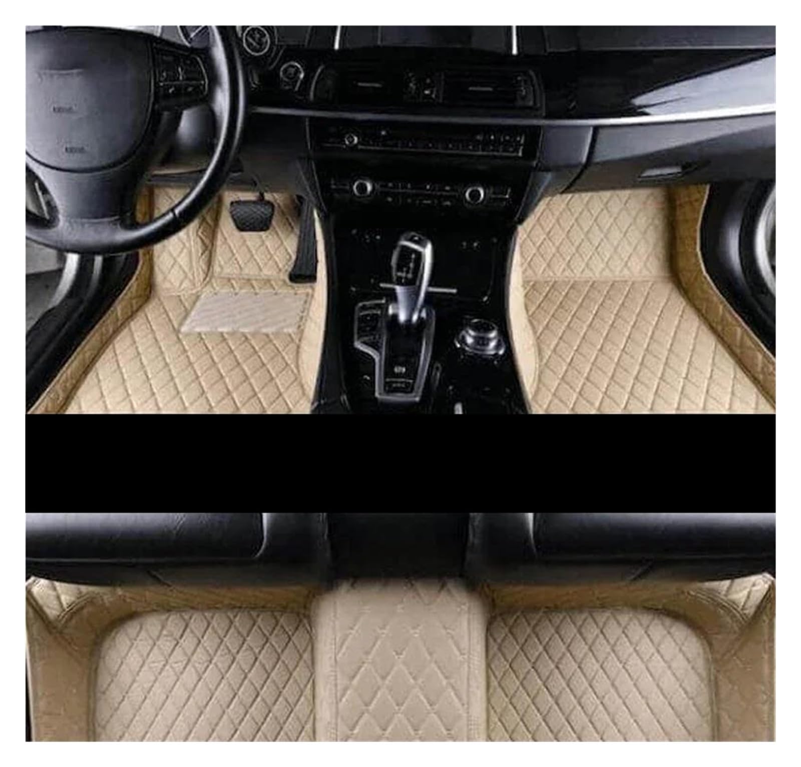 Tapis antidérapant voiture imperméable pour BMW X6 E71 moquette beige RHD