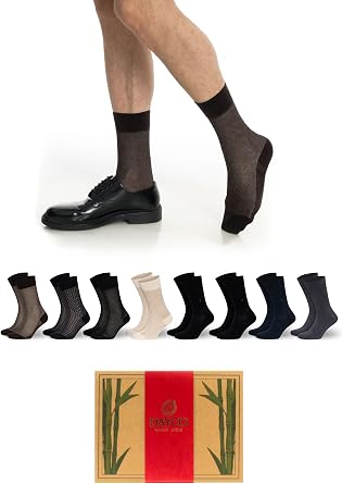 Premium Bambu Yazlık Soket Çorap Kraft Kutulu 8li Karışık Paket - 480-38-40