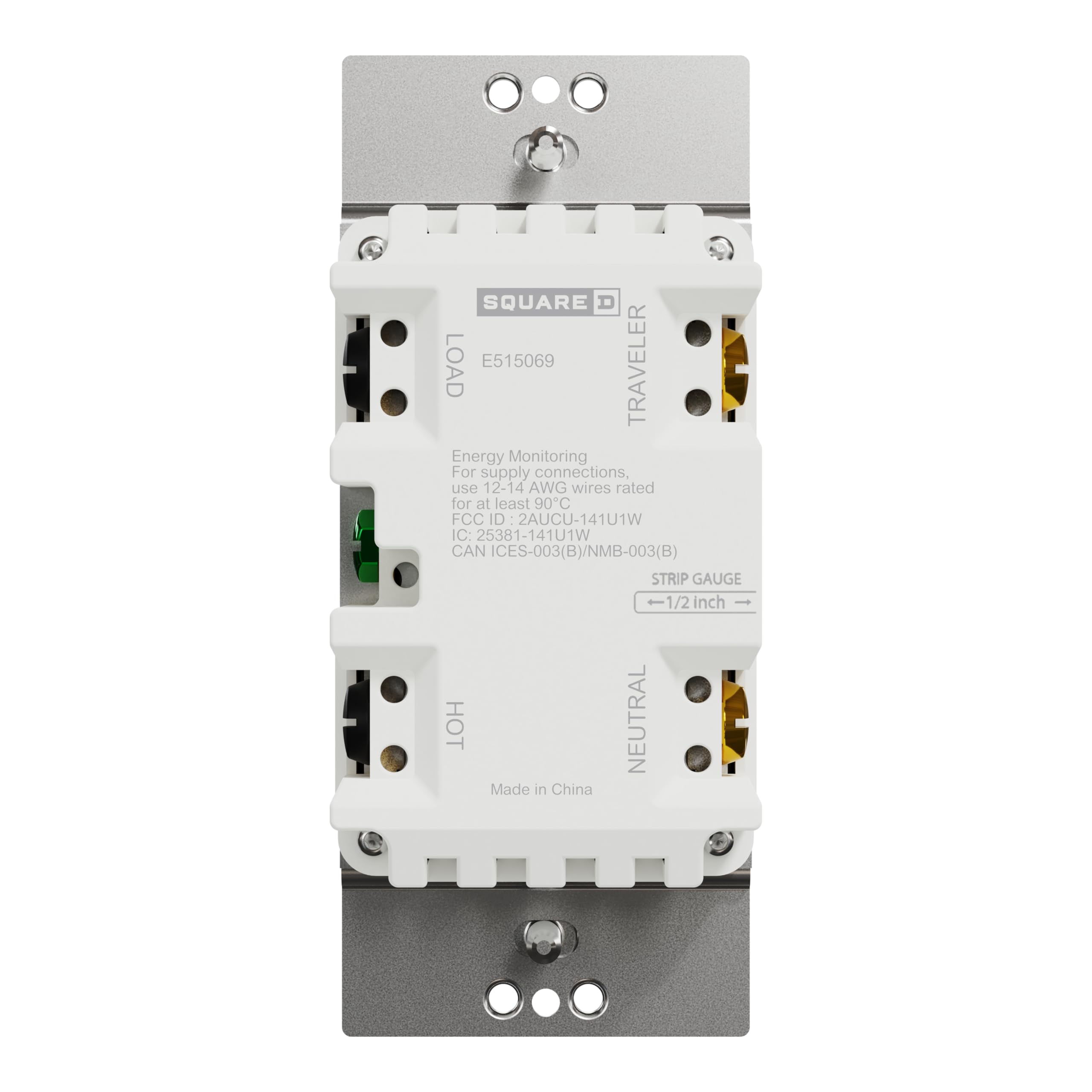 Square Reader3点セット Square D 0.87 Inch Mount Hole, 3 Position, Knob Operated