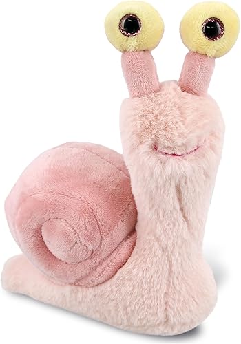 Miniatura 8 de DolliBu Animal de peluche de caracol  Caracol azul suave abrazable adorable juguete de peluche de caracol lindo regalo de vida salvaje para niños y