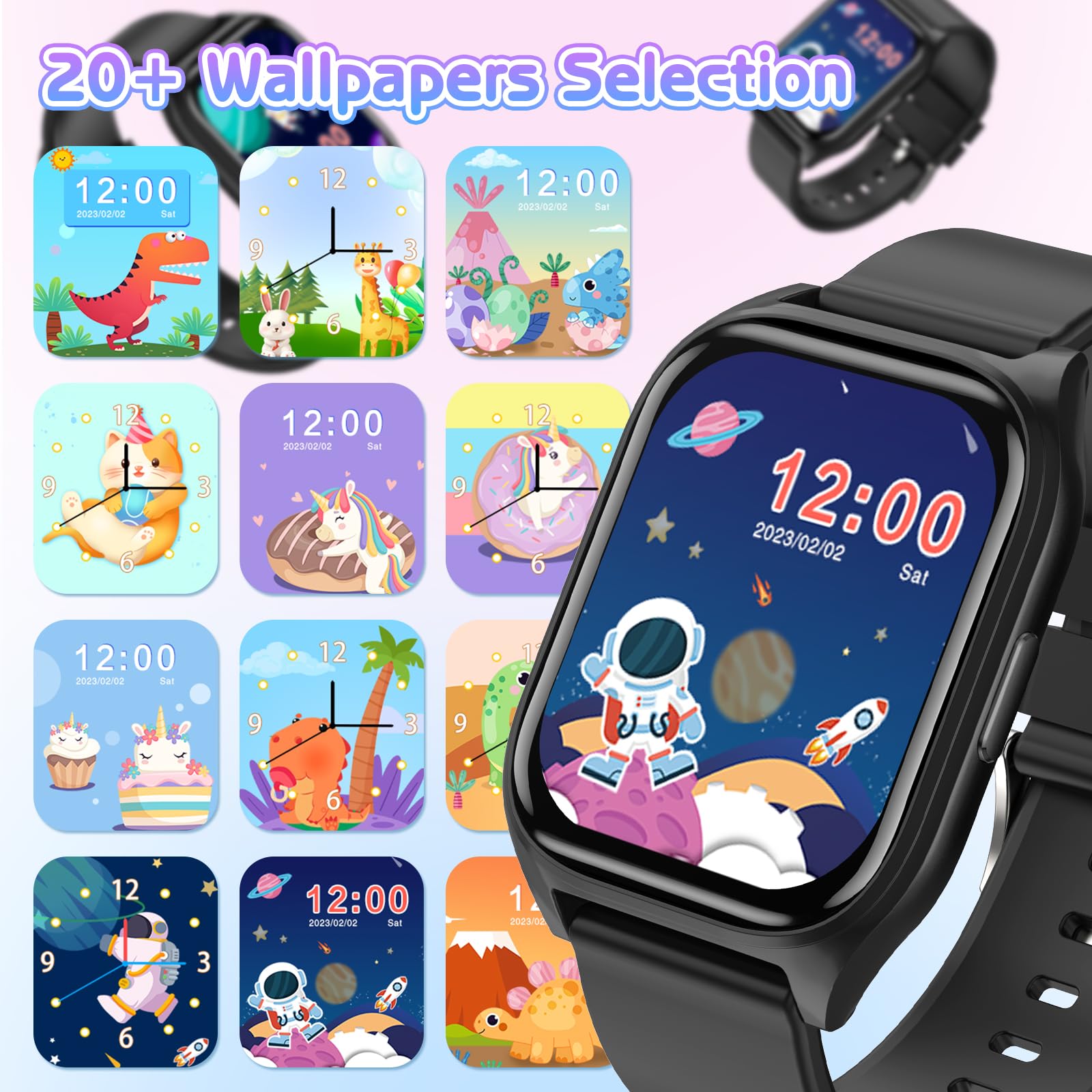 Clleylise Smart Watch for Kids, Fitness Activity Tracker, Pedometer, Heart Rate Sleep Monitor, 18 Sport Modes - Image 3