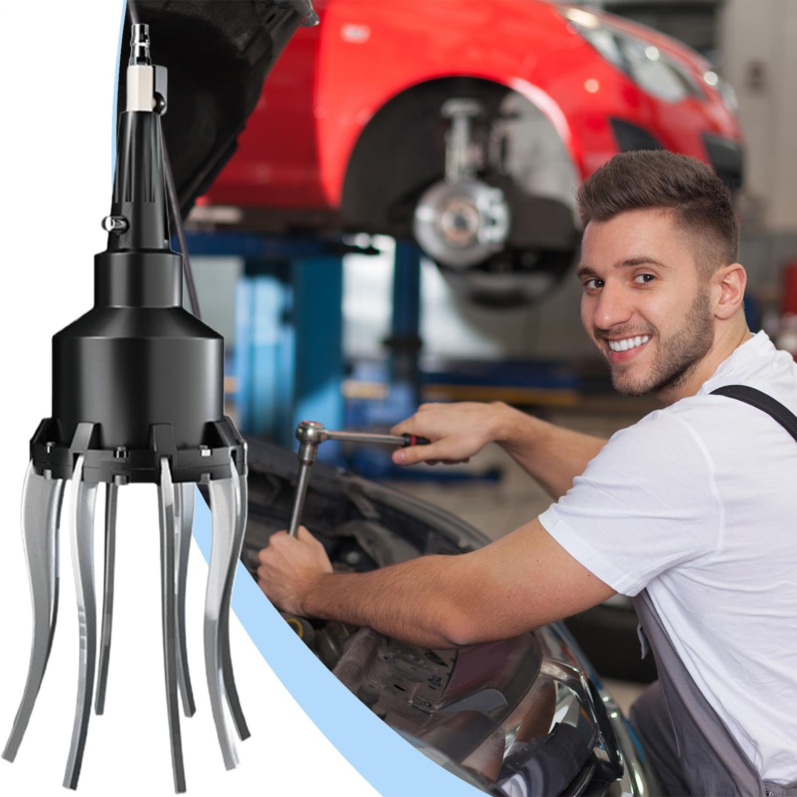 Outil d'Élargisseur de Manchon de Cardan - Gonfleur Pneumatique pour Soufflet de Cardan - Écarteur Anti-Dérapage pour Cage à Billes Extérieure de Voiture et Quad
