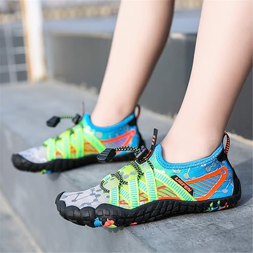 Miniatura 2 de UBFEN Zapatos de agua para niños y niñas, calcetines acuáticos descalzos, playa, deportes, natación, piscina, secado rápido, ligeros, niños pequeños