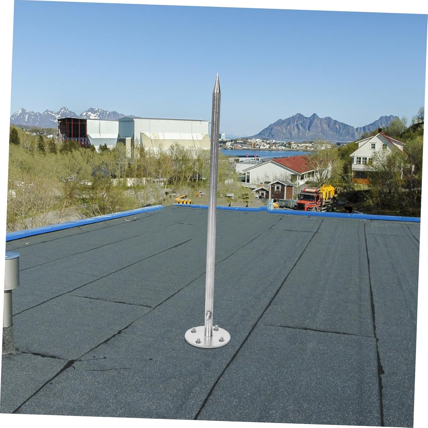 Toyvian Outdoor Stainless Steel Easy Installation for Roofs Reliable Protection for Homes and Industrial Buildings Aesthetic Appeal and High Performance