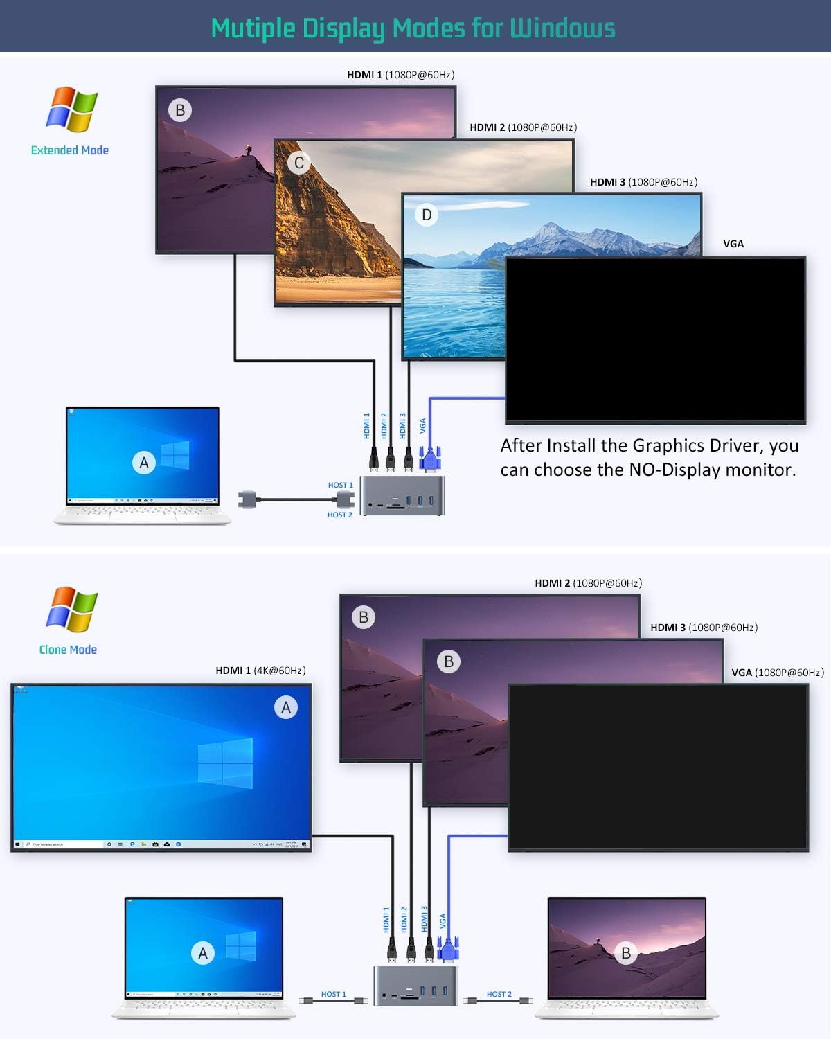 Nеw Prоduсt USB C Docking Station, UtechSmart 18in1 Quadruple Display Laptop Docking Station for MacBook Pro & Windows,Thunderbolt 3 Dock with SSD Enclosure 3HDMI VGA 100WPD 5USB-A SD/TF Slot 3.5mm RJ45 Lіmіtеd Dіѕсоunt USB C Docking Station, UtechSmart 18in1 Quadruple Display Laptop Docking Station for MacBook Pro & Windows,Thunderbolt 3 Dock with SSD Enclosure 3HDMI VGA 100WPD 5USB-A SD/TF Slot 3.5mm RJ45