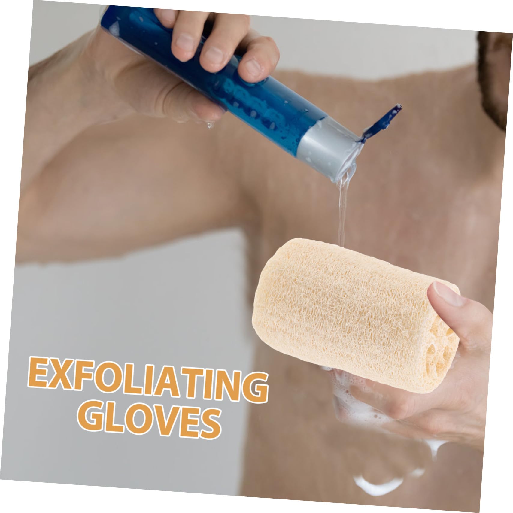 8 Piezas Esponjas Naturales de Loofah para Exfoliación Corporal y Limpieza de Cocina Esponja Orgánica Multiusos para Ducha y Fregado de Utensilios