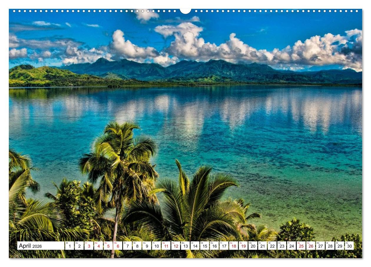 Reif für die Südsee. Reise von Fidschi bis Bora Bora (Wandkalender 2026 DIN A2 quer), CALVENDO Monatskalender: Eine Reise zu den paradiesischen Trauminseln am Ende der Welt. (CALVENDO Orte)