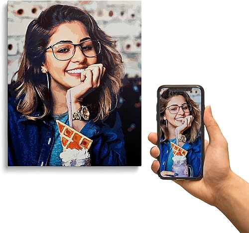 Miniatura 5 de Impresiones en lienzo personalizadas, 12 x 18 pulgadas, foto sobre lienzo que transforma tus fotos en impresionantes fotos enmarcadas de pared