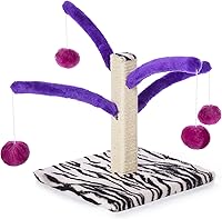 Vista 1 de Prevue Pet Products Kitty Power Bounce 'n Spring Rascador Muebles púrpura Pequeño