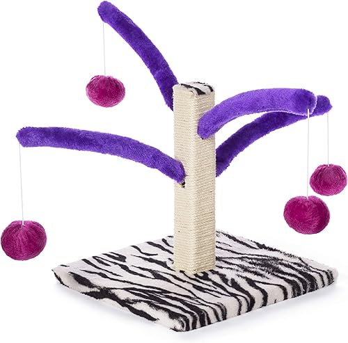 Prevue Pet Products Kitty Power Bounce 'n Spring - Rascador para muebles, color morado, pequeño disponible en Yaxa Guatemala