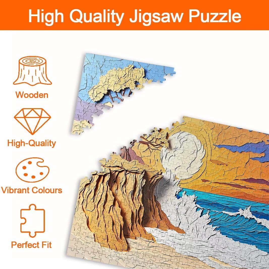 Puzzle Playa, Puzzle 2000 Piezas, Rompecabezas, Regalo Mujer, Decor -8282