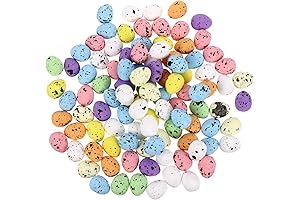 PRETYZOOM 100pcs Artificial Eggs for Dying
