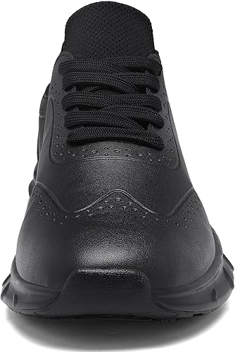 Miniatura 6 de Zapatos de trabajo antideslizantes para hombres y mujeres, tenis antideslizantes informales, cómodos, para caminar, cocinero, cocina, sin cordones,