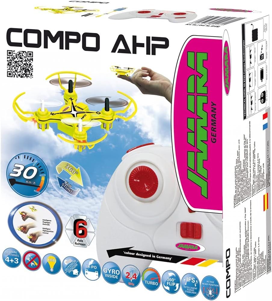 Jamara 038760 2.4 GHz Compo Quadcopter with Compass