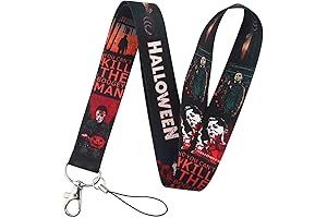 Horror Halloween Lanyard Keychain