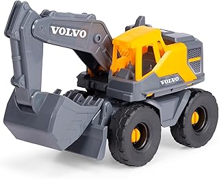 Dickie, Volvo FMX Escavadora de 26 cm com roda livre, pá retroescavadora móvel, concha grande manual, cabine giratória a...