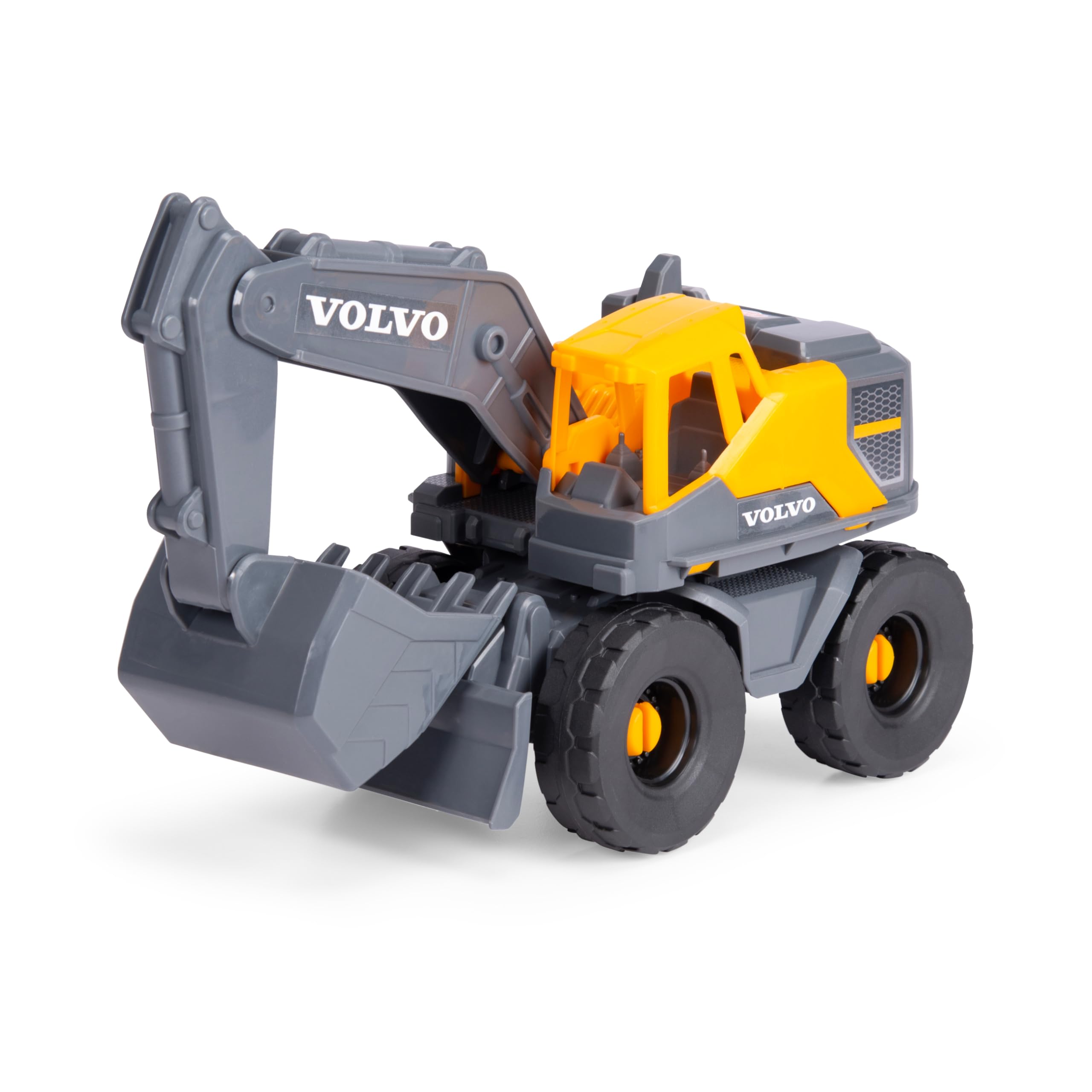 Dickie Toys Volvo Bagger Tough Excavator (26 cm) – Pelle Jouet pour Enfants à partir de 3 Ans avec Roue Libre, Bras et Pelle Mobiles, Convient comme Jouet de Sable