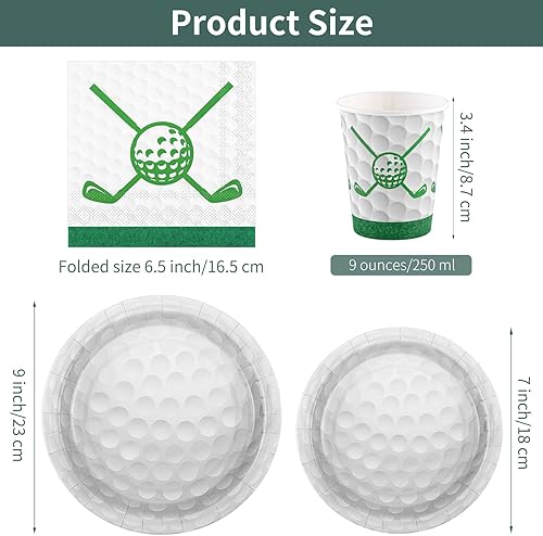 Miniatura 9 de durony El juego de vajilla de 96 piezas incluye platos de papel de tenis, servilletas y tazas, platos de postre de tenis para decoración de fiestas