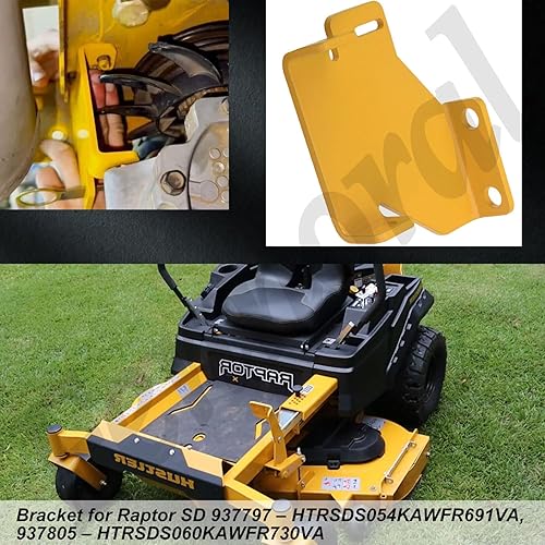 Miniatura 3 de Paquete de 2 soportes traseros 552564 RS - 125255 transmisión Hydro Bracket parte para cortacésped Hustler Raptor SDSDX 936476 936484 936484 938548