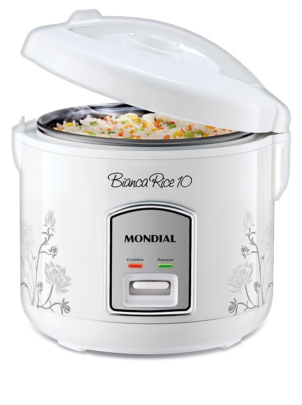 Mondial Panela Elétrica Bianca Rice 10, Branco, 700W, 220V - PE-10
