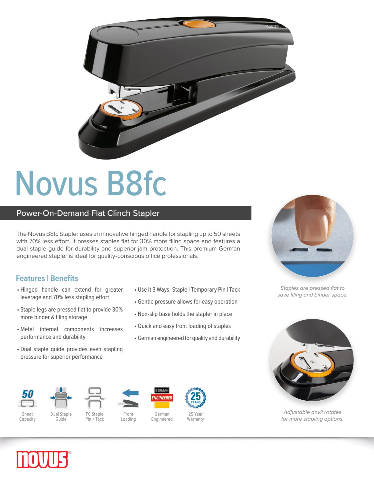Novus H102048 Cucitrice Manuale