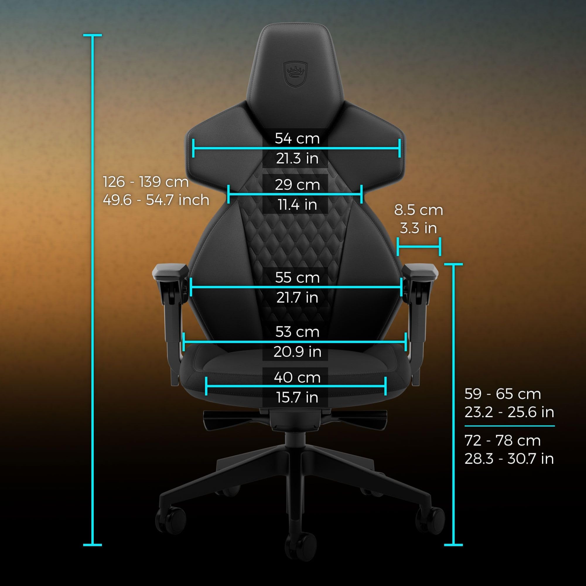 noblechairs Silla Dawn - Black Edition