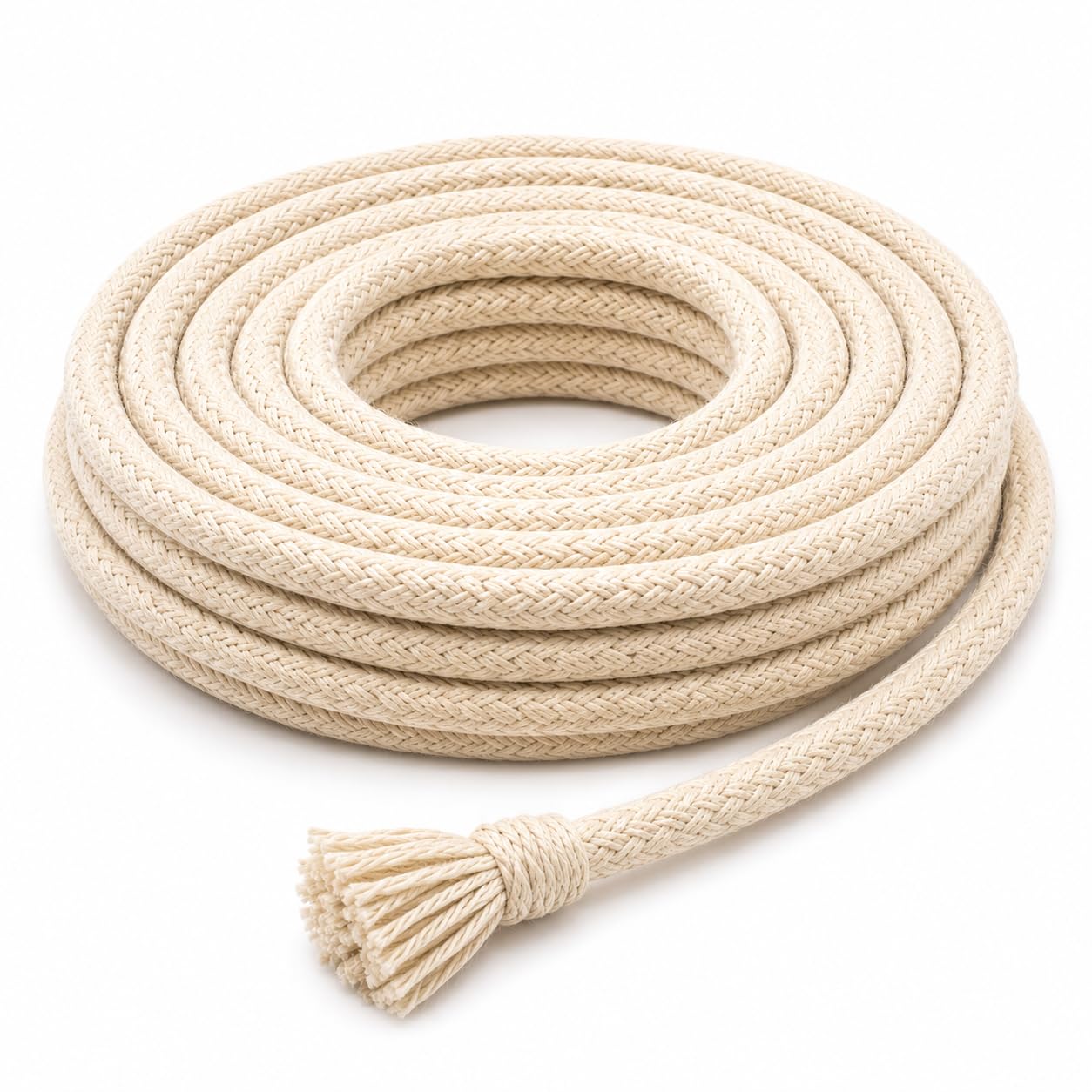 5mm Cotton Rope - 100 Meter Braided & Classic Weave Cord for Macrame, Crafts, Plant Hangers, Tailoring | Soft & Durable Cotton Rope for DIY Decor (Natural - Classic Weave, 100 Meters)-image-40